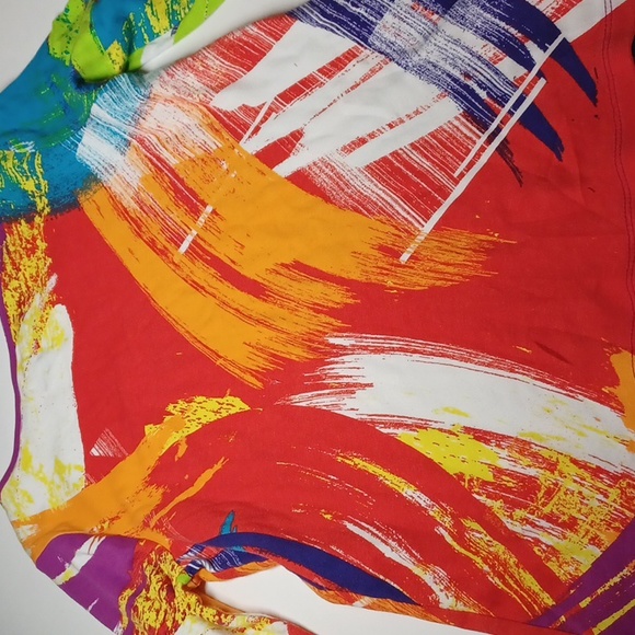 Westbound petites size small neon top 100% cotton lots of color - Picture 3 of 7